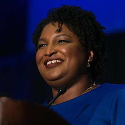 Georgia Democratic Gubernatorial Candidate Stacey Abrams Holds Primary Night Event In Atlanta