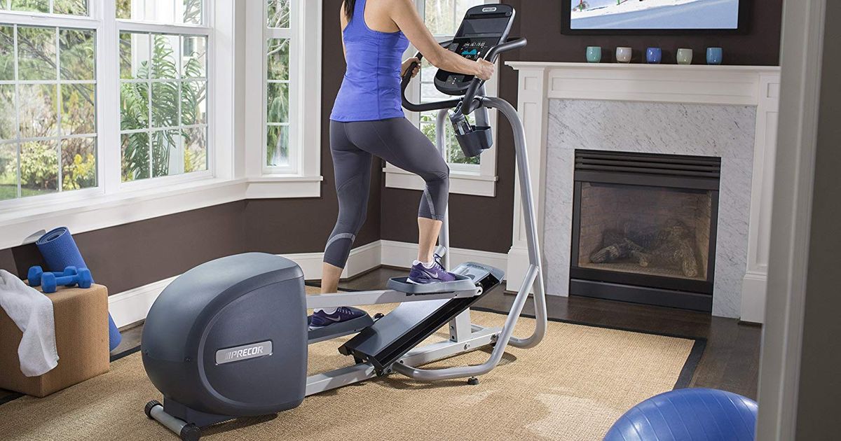 Велотренажер с подключением к телевизору Precor Elliptical Crosstrainer on Sale at Amazon: 2019 The Strategist