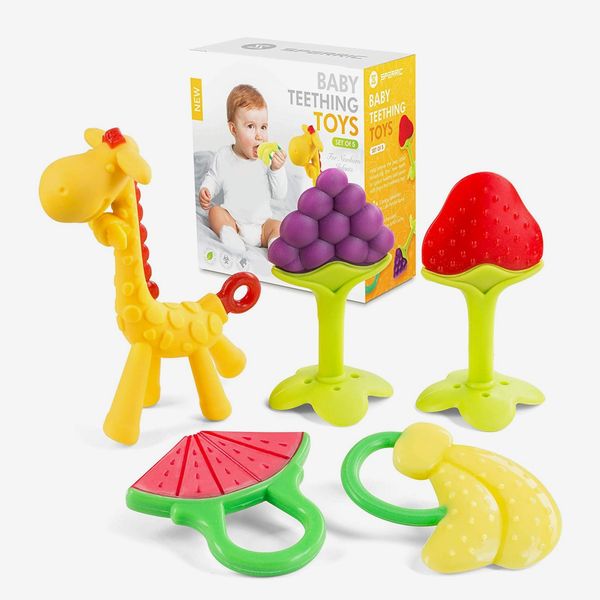 Sperric Baby Teething Toys 5-Pack