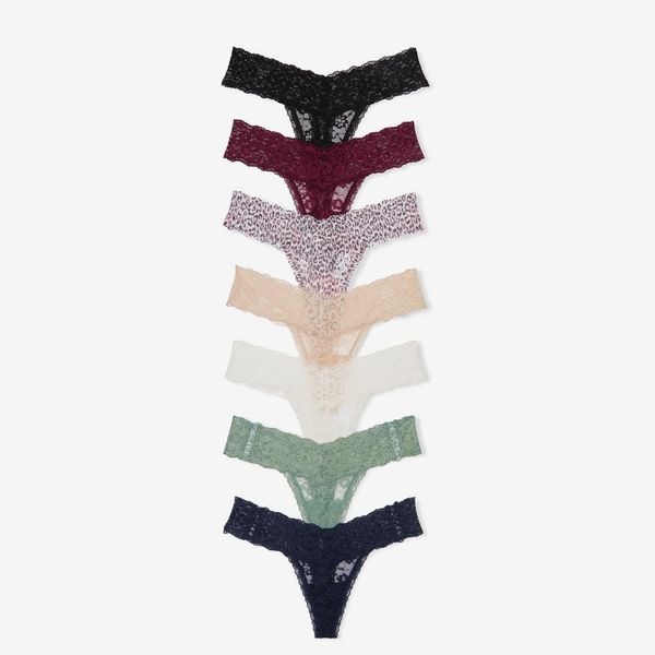 Victoria's Secret Lace Thong Panty 7 Pack