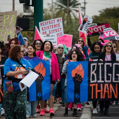 Women’s March Rally Ahead Of Roe V. Wade Anniversary