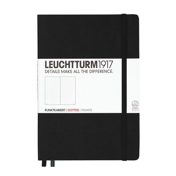 Leuchtturm1917 Cuaderno A5 de tapa dura de tamaño mediano