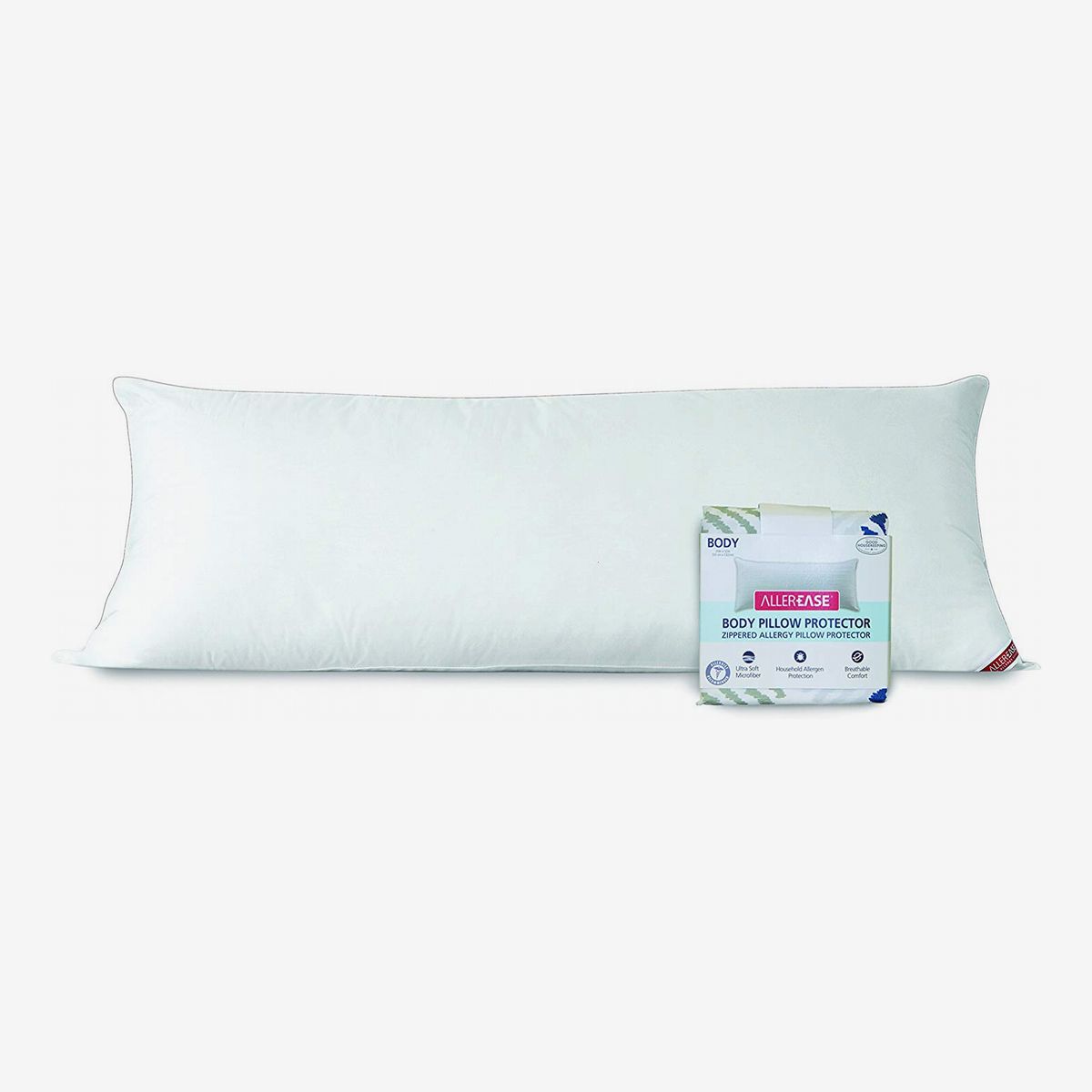 cooling memory foam body pillow