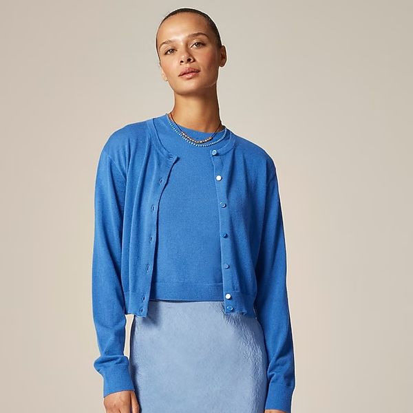 J.Crew Featherweight Cashmere Cardigan