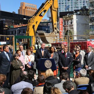 Bill De Blasio Makes Announcement On New Plan For Affordable Housing