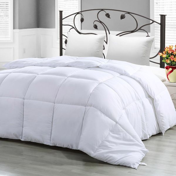 Utopia Queen Comforter Duvet Insert White - Quilted Comforter