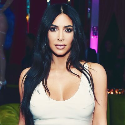 Kim Kardashian West in the Western-Influenced Kimono