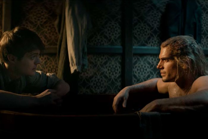 Jaskier and Geralt.