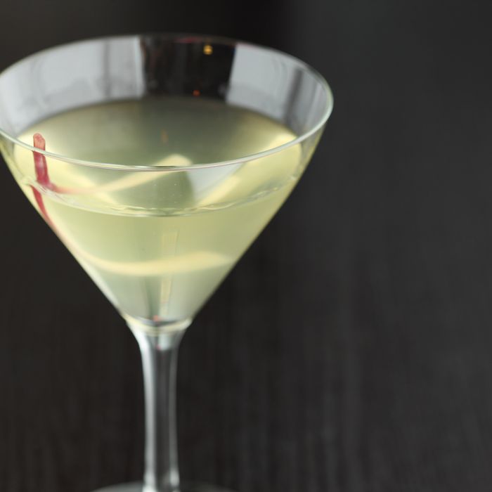 The ramp cocktail, with gin and Blanc vermouth.