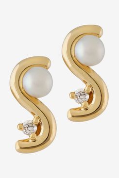 Valerie Madison Pearl Squiggle Studs