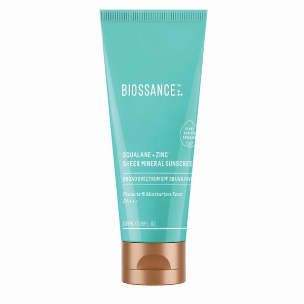 Biossance Squalane + Zinc Sheer Mineral Sunscreen SPF 30 PA +++