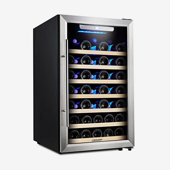 Kalamera 50 Bottle Compressor Wine Refrigerator Single Zone With Touch Control