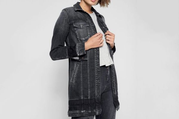 7 for All Mankind Long Trucker Jacket