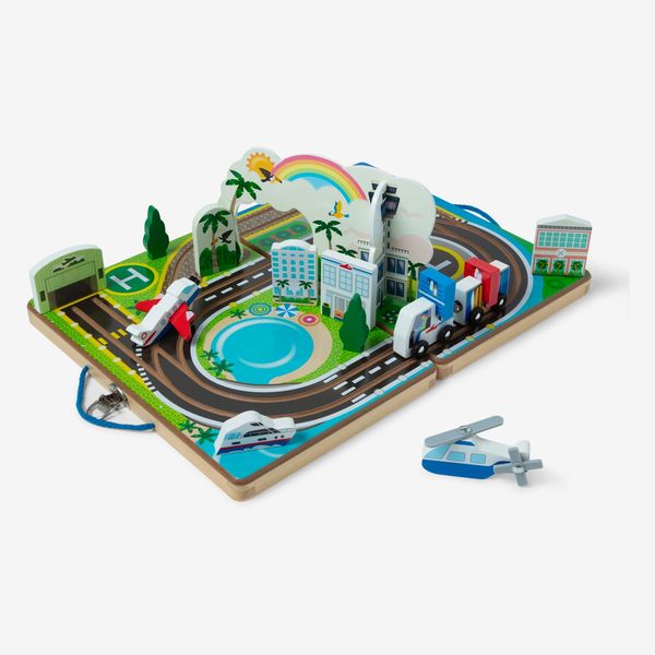 Melissa & Doug Take-Along Airport Play Set