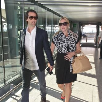A pregnant Kate Winslet and husband Ned RockNRoll depart Heathrow Airport for Toronto.
<P>
Pictured: Ned Rocknroll and Kate Winslet
<P><B>Ref: SPL605917 050913 </B><BR/>
Picture by: Splash News<BR/>
</P><P>
<B>Splash News and Pictures</B><BR/>
Los Angeles:	310-821-2666<BR/>
New York:	212-619-2666<BR/>
London:	870-934-2666<BR/>
photodesk@splashnews.com<BR/>
</P>