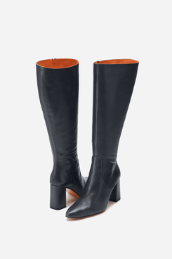 Duo Boots Tabitha Atlantic Blue Leather Knee High Boot
