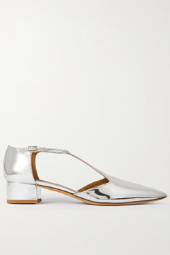 Emme Parsons Chelsea Mirrored-Leather Pumps