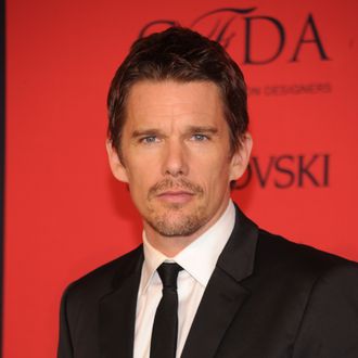 NEW YORK, NY - JUNE 03: Ethan Hawke attends 2013 CFDA FASHION AWARDS Underwritten By Swarovski - Red Carpet Arrivals at Lincoln Center on June 3, 2013 in New York City. (Photo by Bryan Bedder/Getty Images for Swarovski)