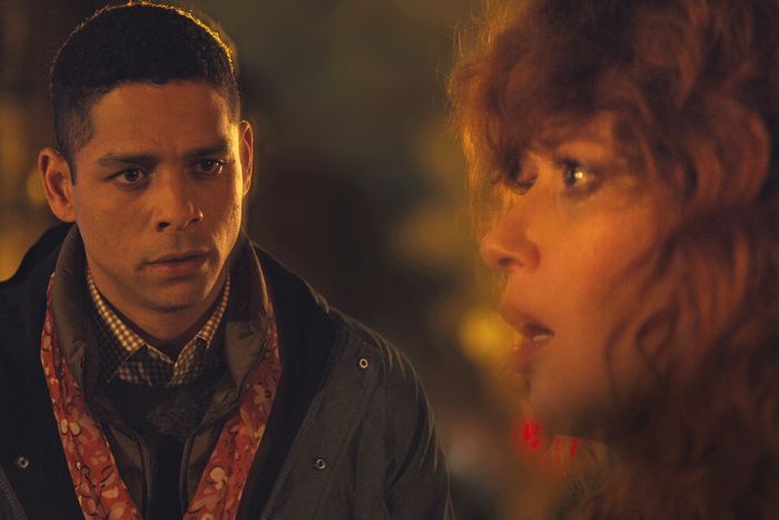 Charlie Barnett and Natasha Lyonne in Russian Doll.