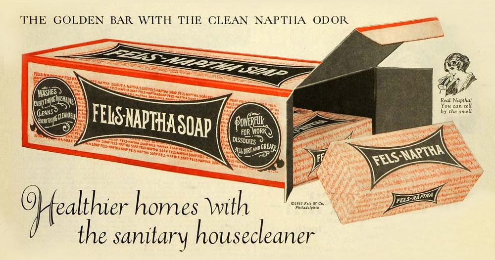 Vintage Fels Naptha Soap Grater Shredder Laundry Room Decor