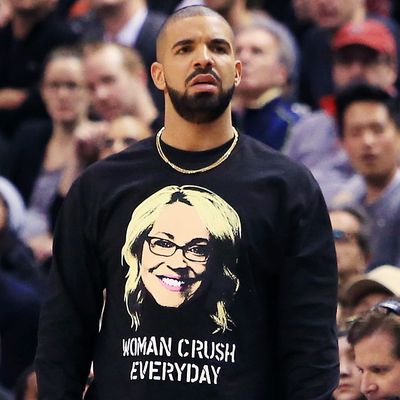 We Have Serious Journalism to Thank for Drake's Doris Burke Sweatshirt