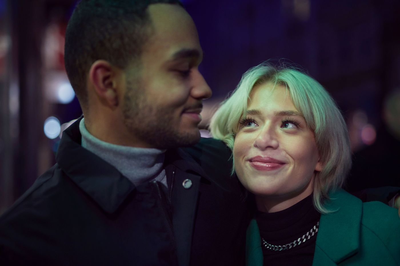 Two people on a first date