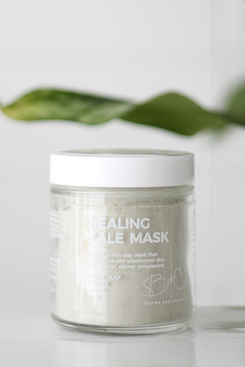 Brown and Coconut Healing Kale Mask