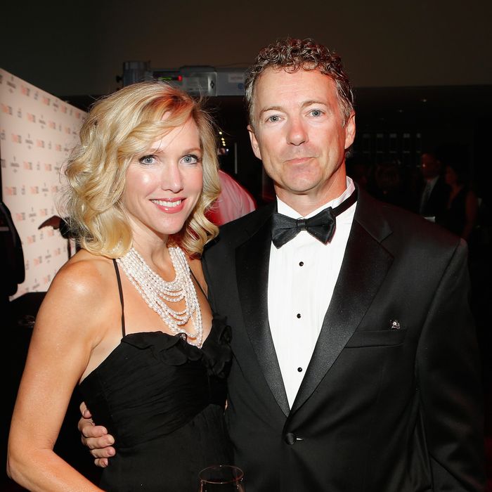 Kelley Ashby and Rand Paul attend the TIME 100 Gala, TIME'S 100 Most Influential People In The World reception at Jazz at Lincoln Center on April 23, 2013 in New York City.