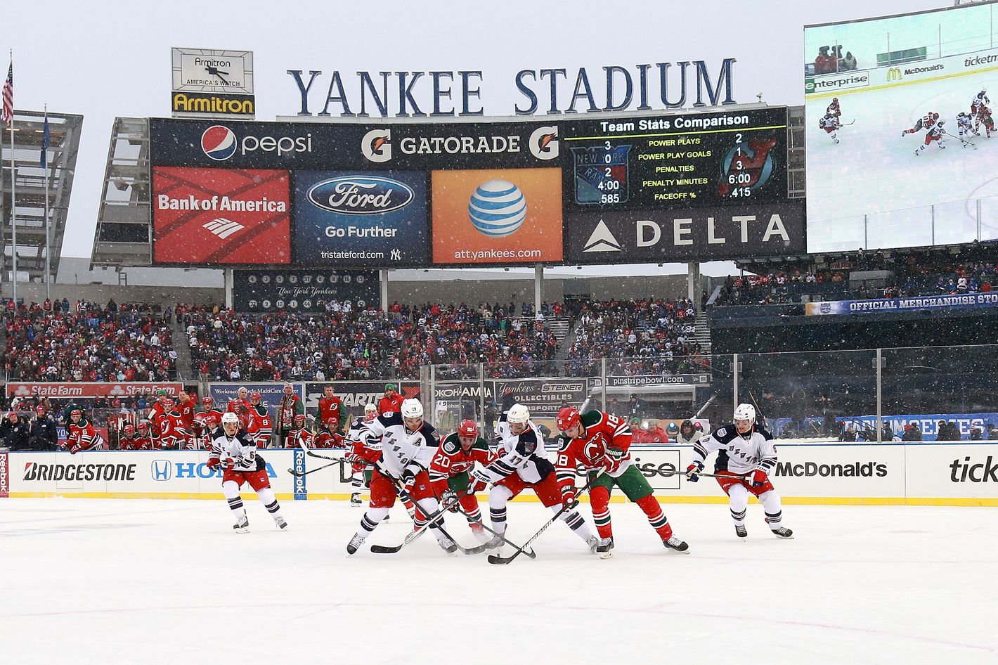 Bantam Major: Devils and Avalanche (NJ) Skate to 2-2 Draw at Yankee Stadium