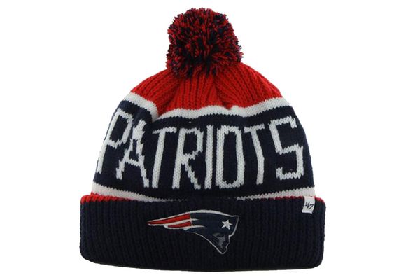Patriots Pom Knit Hat