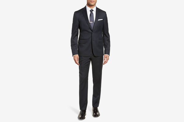 Extra Trim Fit Solid Wool Suit