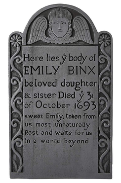 Spirit Halloween Emily Binx Tombstone