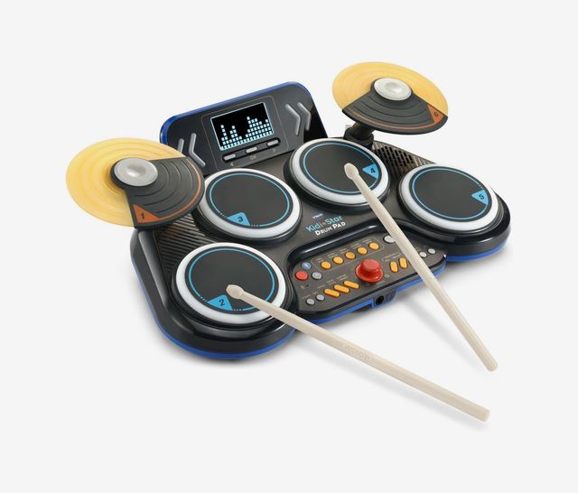 VTech Kidi Star Drum Pad, Black