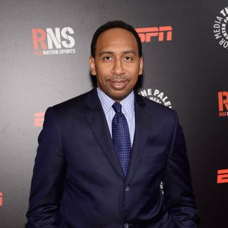 NEW YORK, NY - MAY 28: Stephen A. Smith attends the Paley Prize Gala honoring ESPN's 35th anniversary presented by Roc Nation Sports on May 28, 2014 in New York City. (Photo by Jamie McCarthy/Getty Images for Paley Center for Media)