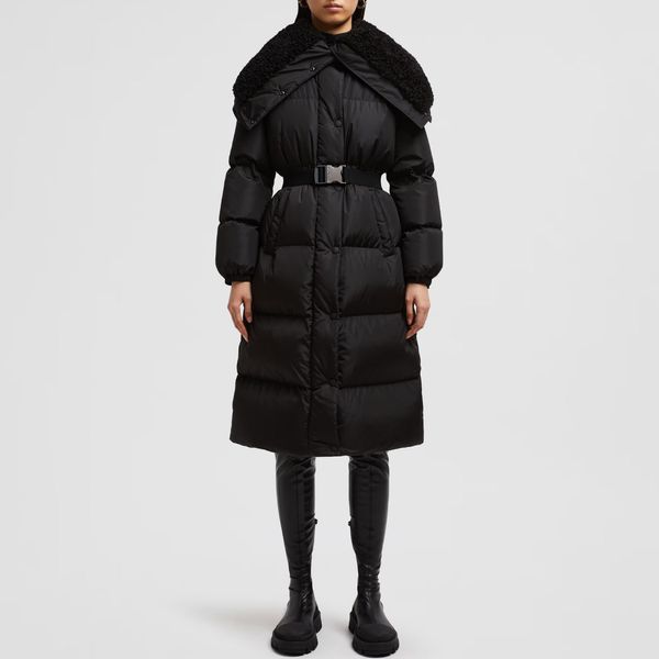 Moncler Bruneaux Long Down Jacket