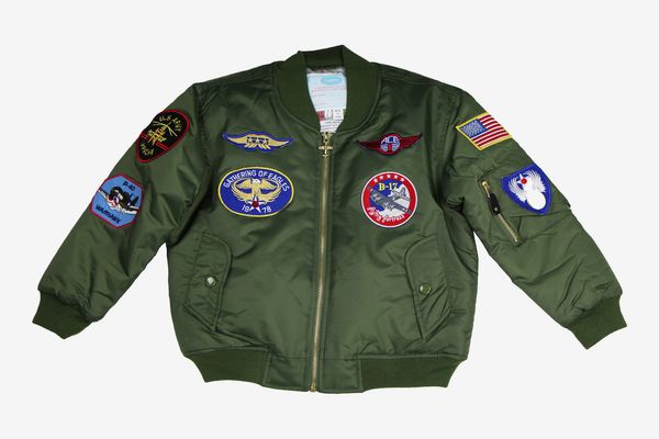 Youth MA-1 Flight Jacket with Patches