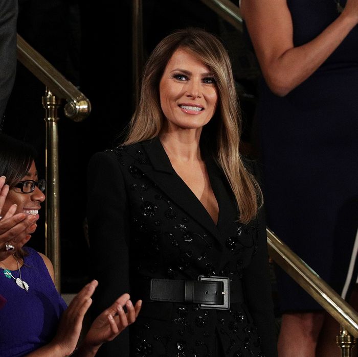 Melania Trump Wears Michael Kors for Trump's Key Speech