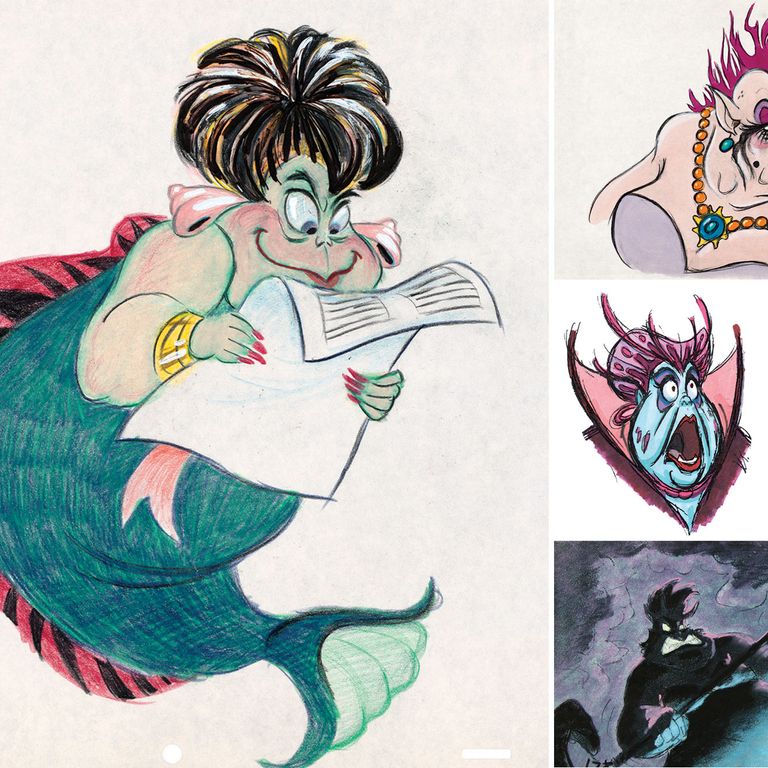 Early Sketches of the Greatest Female Disney Villains