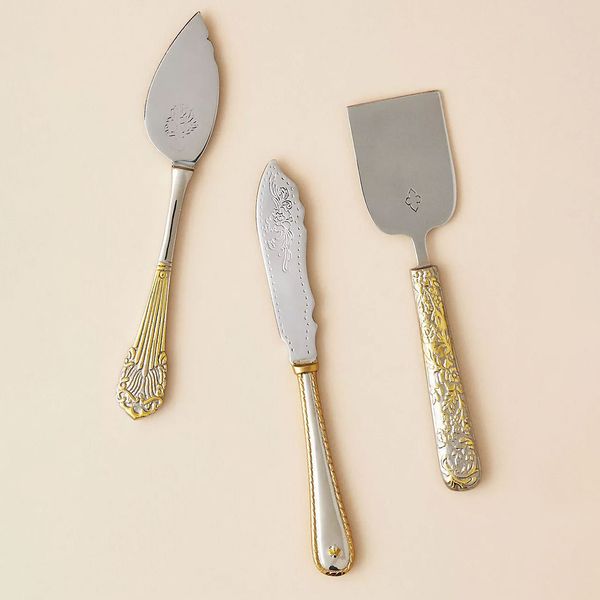 Anthropologie Ricci Cheese Knives