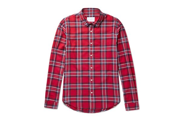 Sandro Checked Cotton-Flannel Shirt