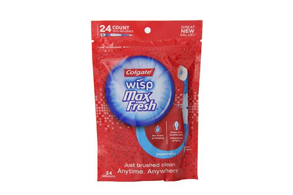 Colgate MaxFresh Wisp Disposable Travel Toothbrush