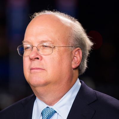 28 Aug 2012, Tampa, Florida, USA --- Republican strategist and fundraiser Karl Rove at the Republican National Convention in Tampa, Fla. Rove runs the powerful Super PAC American Crossroads --- Image by ? Brooks Kraft/Corbis