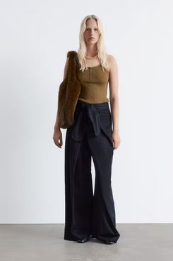 sachin and babi light blue dress Alloy Apparel Tall High Waist Flare Dress Pants for Women in Black Size Xs main image 1