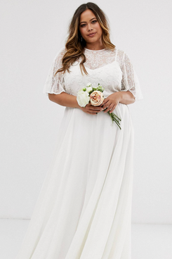 ASOS Edition Curve Embellished Bodice Wedding Dress