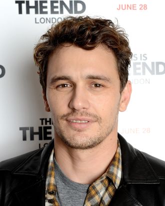 Actor James Franco attends the 