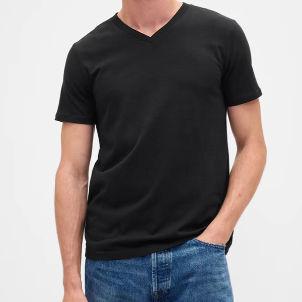 Gap Cotton Jersey V-Neck T-Shirt