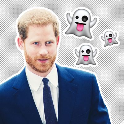 Prince Harry and his beloved emoji.