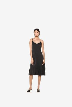 The Drop Women’s Ana Silky V-Neck Midi Slip Dress