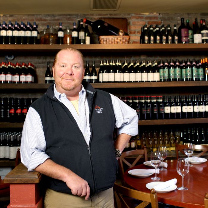 Mario Batali Ices His Wine and Longs for the Ice Cream of His Youth