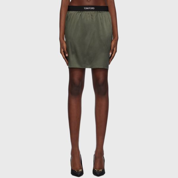 Tom Ford SSENSE Exclusive Khaki Miniskirt